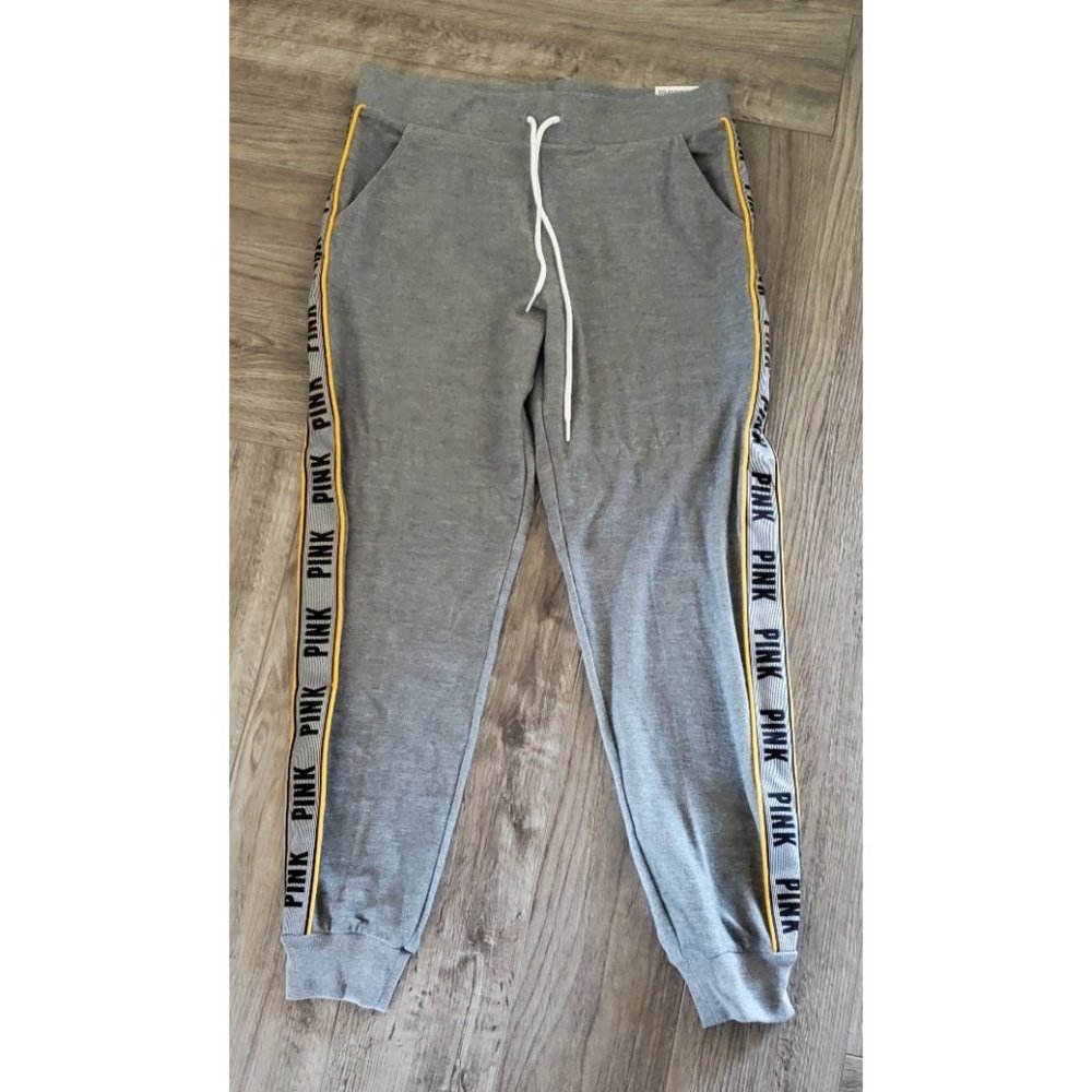 PINK Classic Jogger Gray Pants